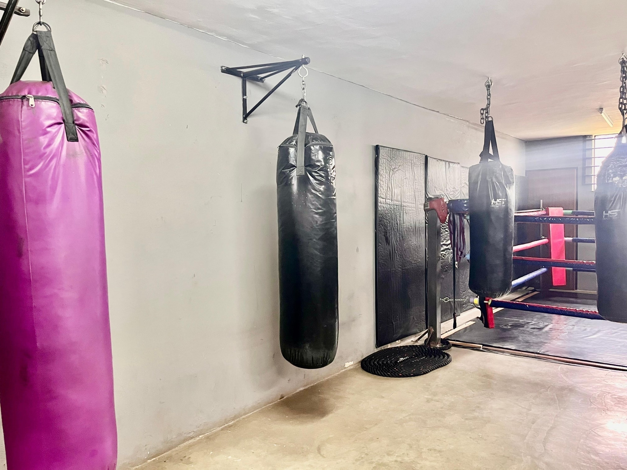 Inside the gym