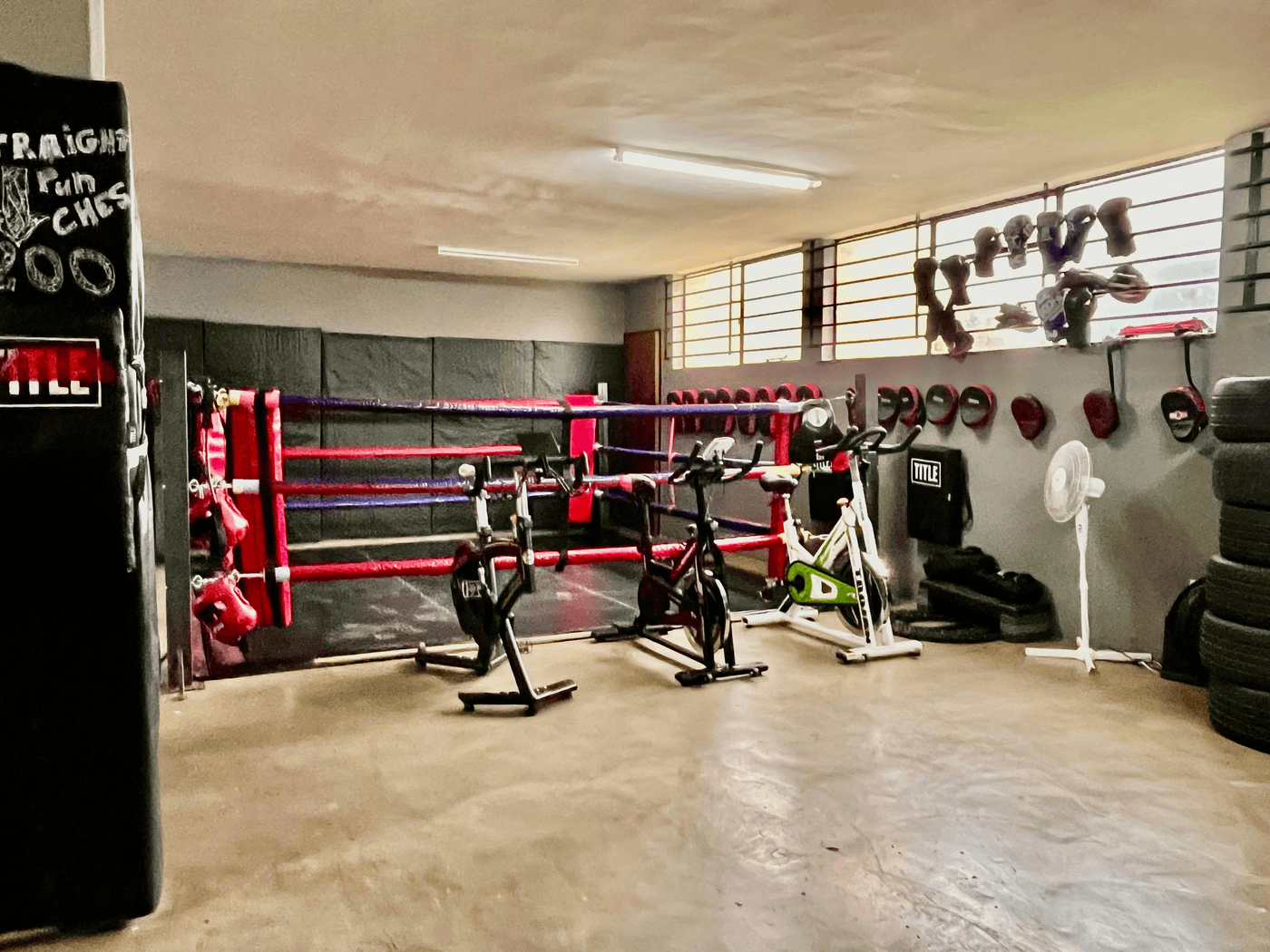 Heavy bag work